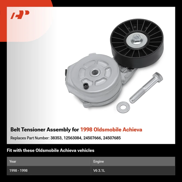 Belt Tensioner Assembly for 1998 Oldsmobile Achieva