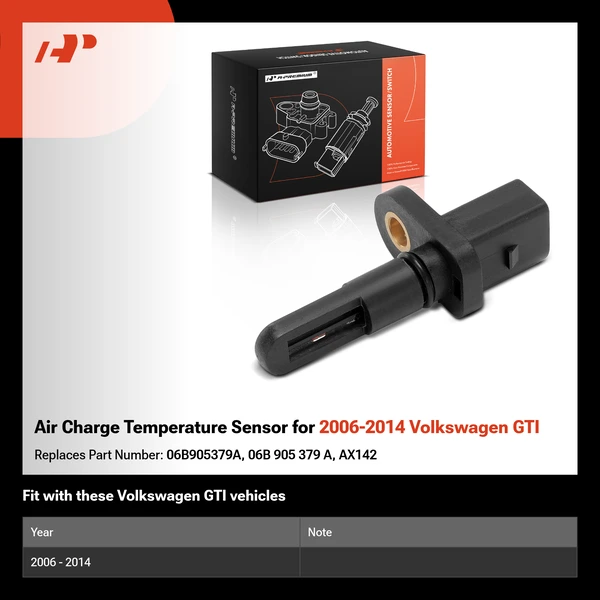 Air Charge Temperature Sensor for 2006-2014 Volkswagen GTI