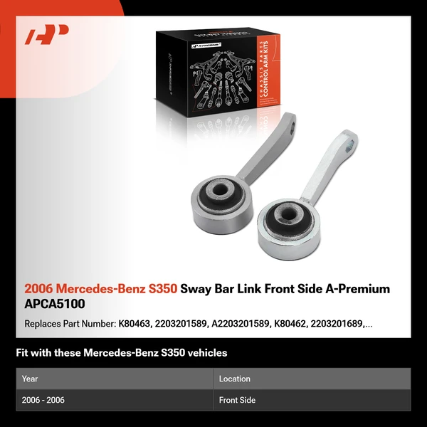 2006 Mercedes-Benz S350 Sway Bar Link Front Side A-Premium APCA5100