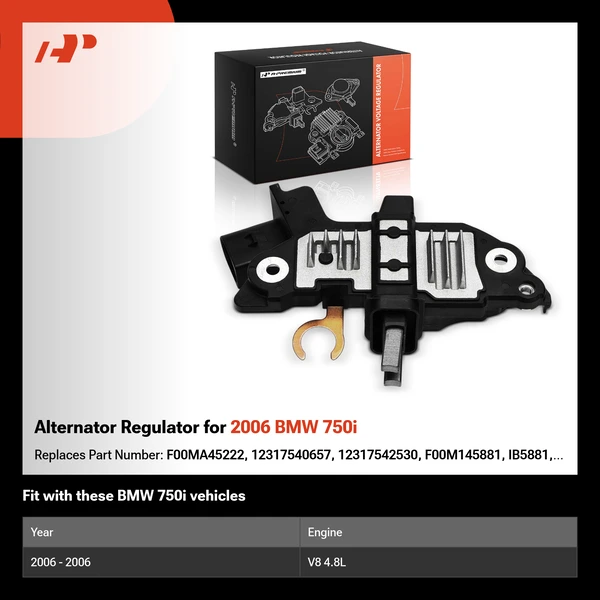 Alternator Regulator for 2006 BMW 750i