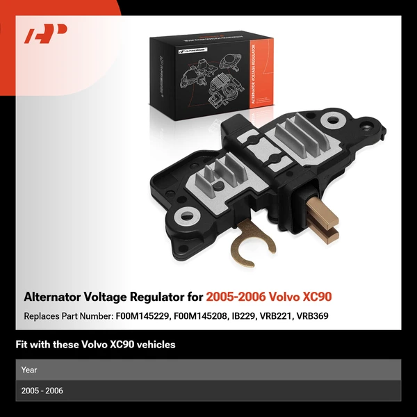 Alternator Voltage Regulator for 2005-2006 Volvo XC90