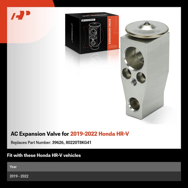 AC Expansion Valve for 2019-2022 Honda HR-V