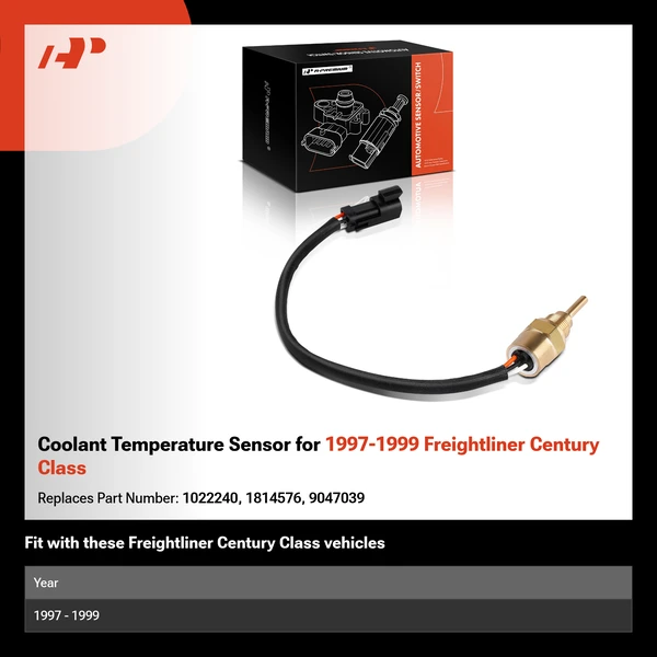 Coolant Temperature Sensor for 1997-1999 Freightliner Century Class
