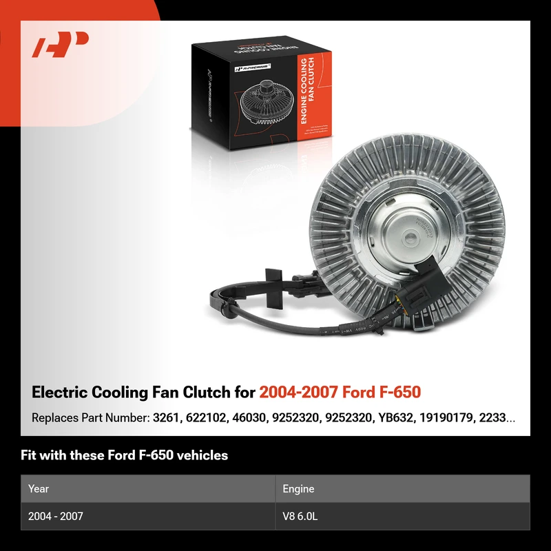 Electric Cooling Fan Clutch for 2004-2007 Ford F-650