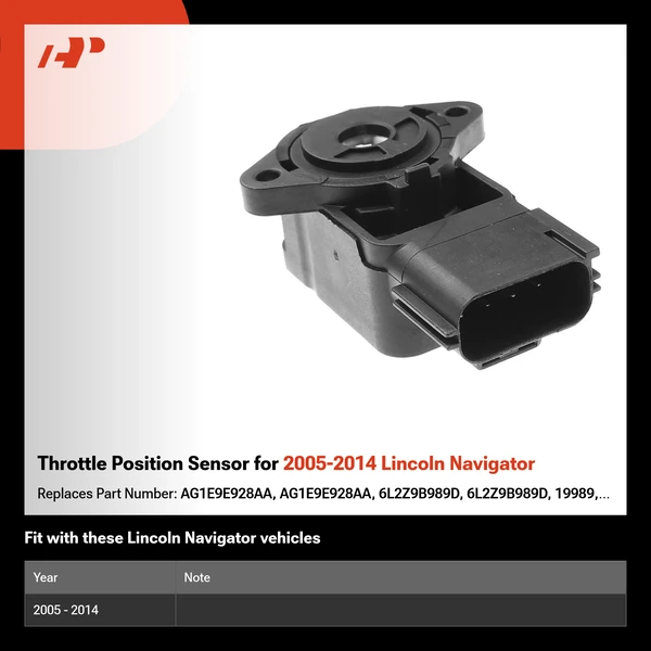 Throttle Position Sensor for 2005-2014 Lincoln Navigator