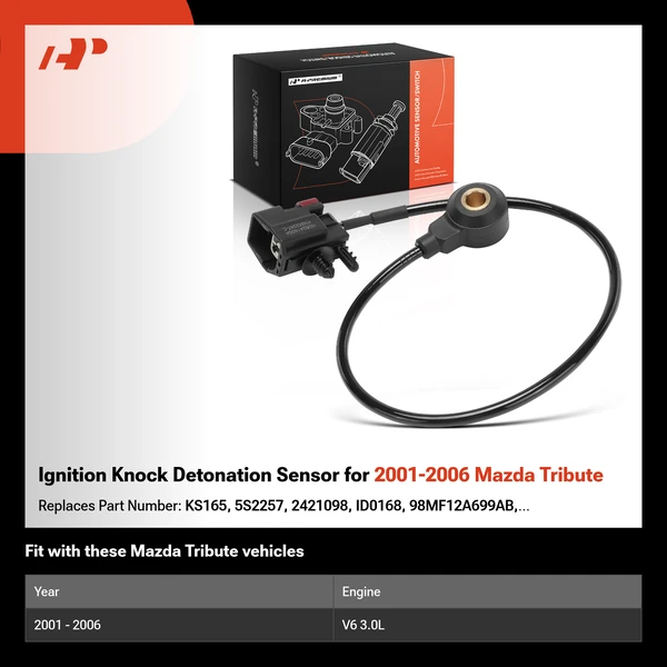 Ignition Knock Detonation Sensor for 2001-2006 Mazda Tribute