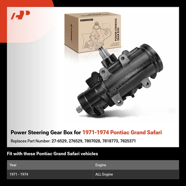 Power Steering Gear Box for 1971-1974 Pontiac Grand Safari