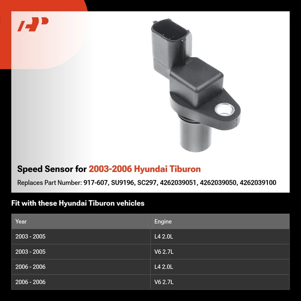 Speed Sensor for 2003-2006 Hyundai Tiburon