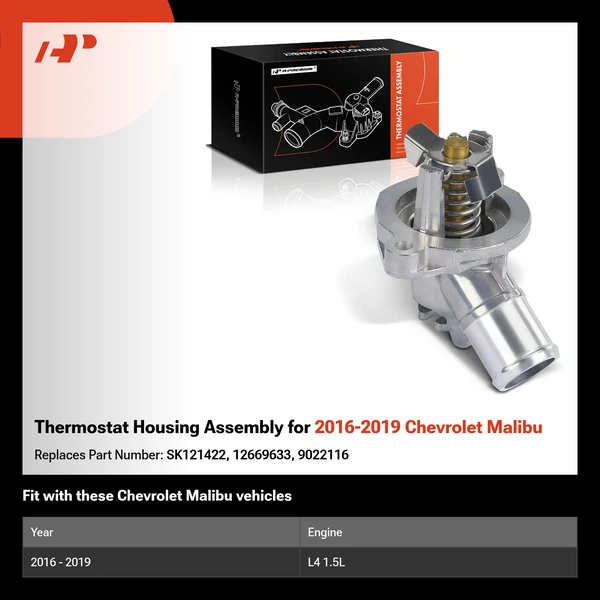Thermostat Housing Assembly for 2016-2019 Chevrolet Malibu
