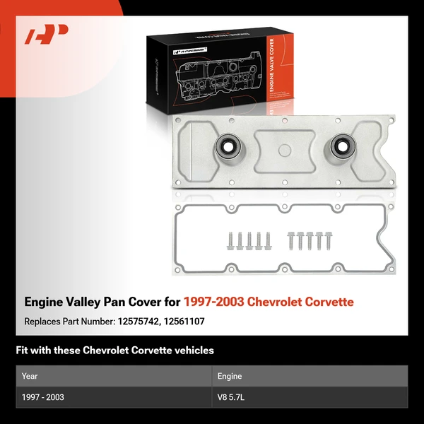 Engine Valley Pan Cover for 1997-2003 Chevrolet Corvette