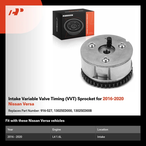 Intake Variable Valve Timing (VVT) Sprocket for 2016-2020 Nissan Versa