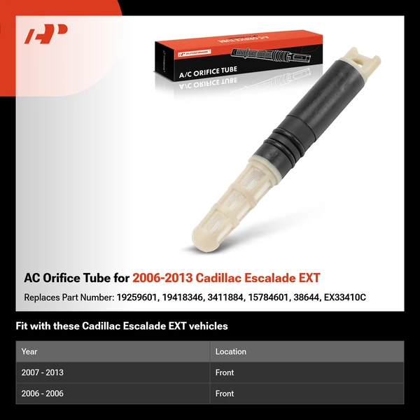 AC Orifice Tube for 2006-2013 Cadillac Escalade EXT