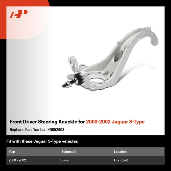 Front Driver Steering Knuckle for 2000-2002 Jaguar S-Type