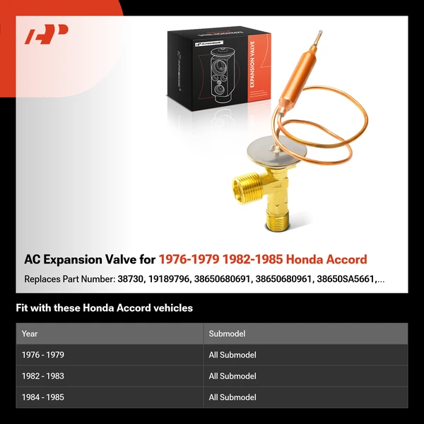 AC Expansion Valve for 1976-1979 1982-1985 Honda Accord