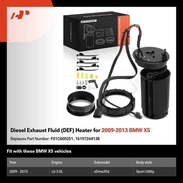 Diesel Exhaust Fluid (DEF) Heater for 2009-2013 BMW X5