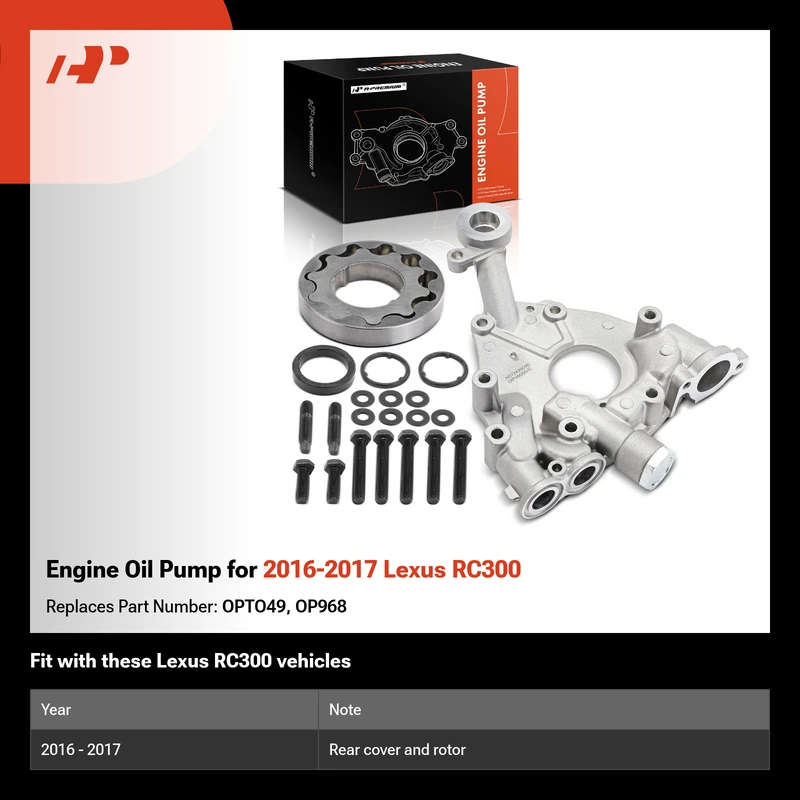 Engine Oil Pump for 2016-2017 Lexus RC300