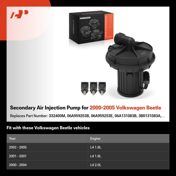 Secondary Air Injection Pump for 2000-2005 Volkswagen Beetle