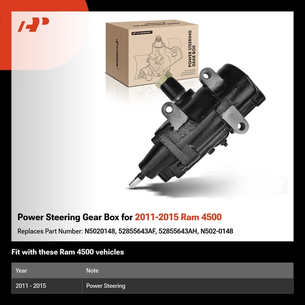 Power Steering Gear Box for 2011-2015 Ram 4500