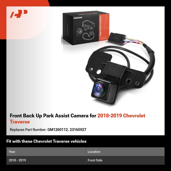 Front Back Up Park Assist Camera for 2018-2019 Chevrolet Traverse