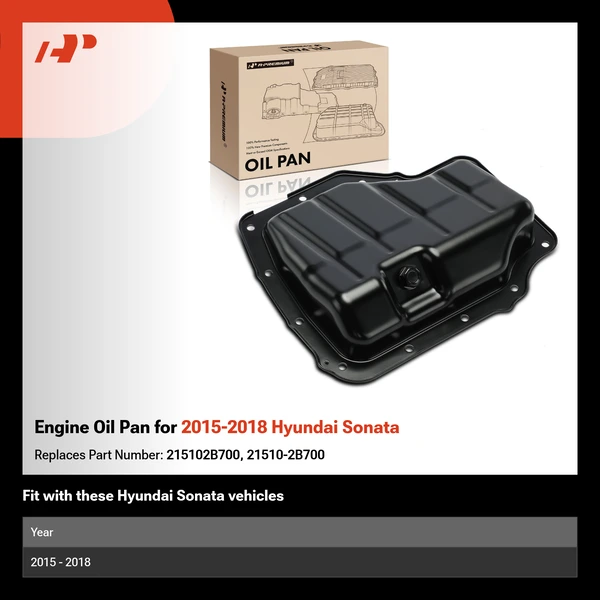 Engine Oil Pan for 2015-2018 Hyundai Sonata