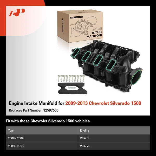 Engine Intake Manifold for 2009-2013 Chevrolet Silverado 1500