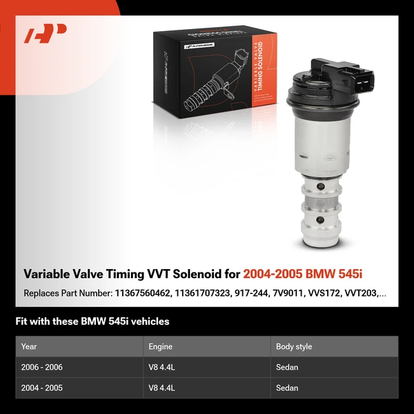 Variable Valve Timing VVT Solenoid for 2004-2005 BMW 545i