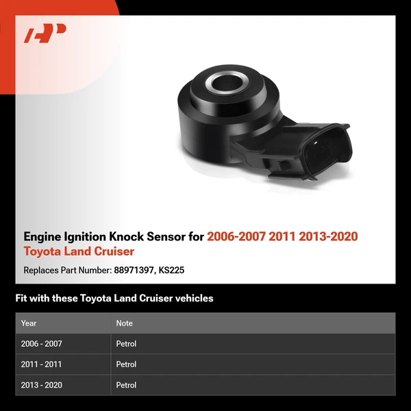 Engine Ignition Knock Sensor for 2006-2007 2011 2013-2020 Toyota Land Cruiser