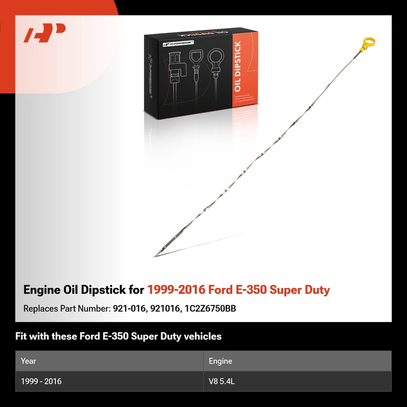 Engine Oil Dipstick for 1999-2016 Ford E-350 Super Duty