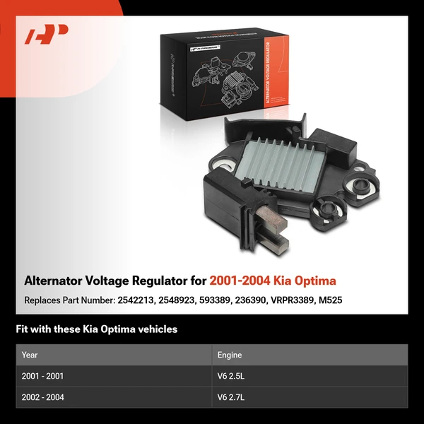 Alternator Voltage Regulator for 2001-2004 Kia Optima