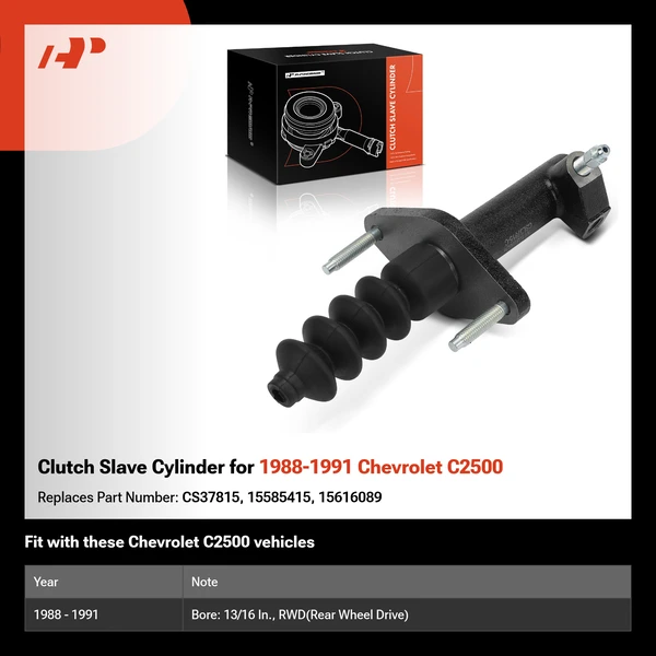 Clutch Slave Cylinder for 1988-1991 Chevrolet C2500