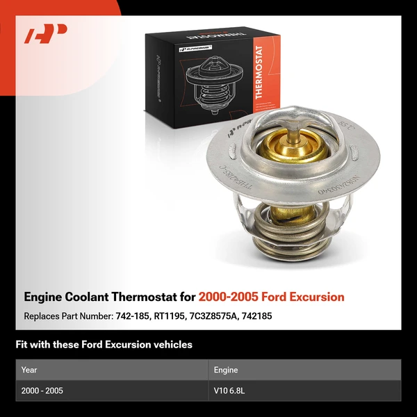 Engine Coolant Thermostat for 2000-2005 Ford Excursion