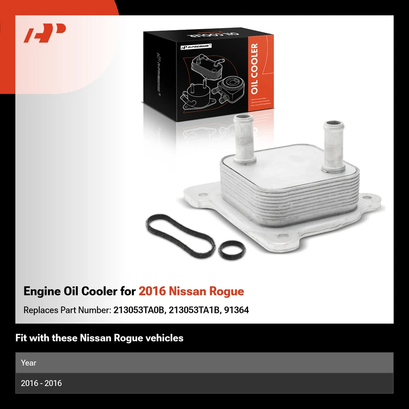Engine Oil Cooler for 2016 Nissan Rogue