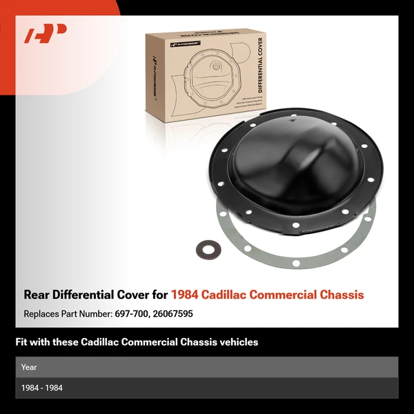 Rear Differential Cover for 1984 Cadillac Commercial Chassis