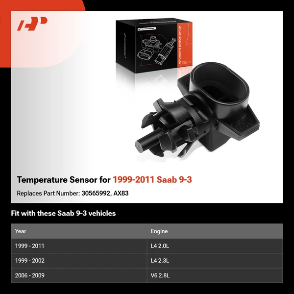 Temperature Sensor for 1999-2011 Saab 9-3