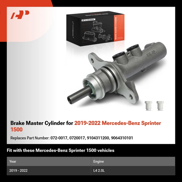 Brake Master Cylinder for 2019-2022 Mercedes-Benz Sprinter 1500