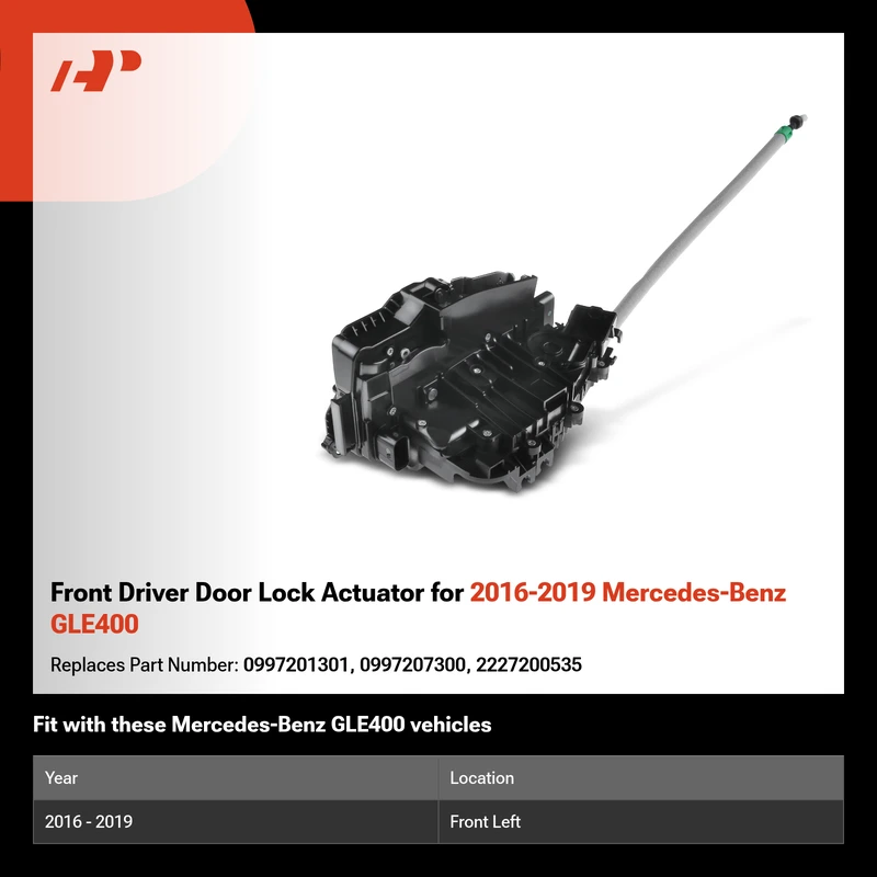 Front Driver Door Lock Actuator for 2016-2019 Mercedes-Benz GLE400