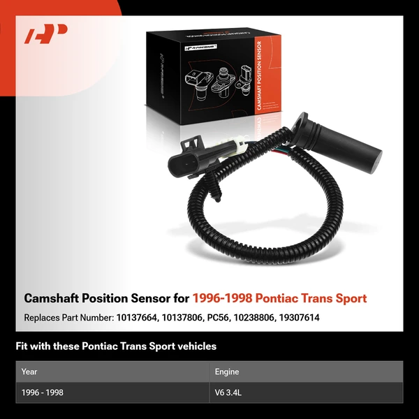 Camshaft Position Sensor for 1996-1998 Pontiac Trans Sport