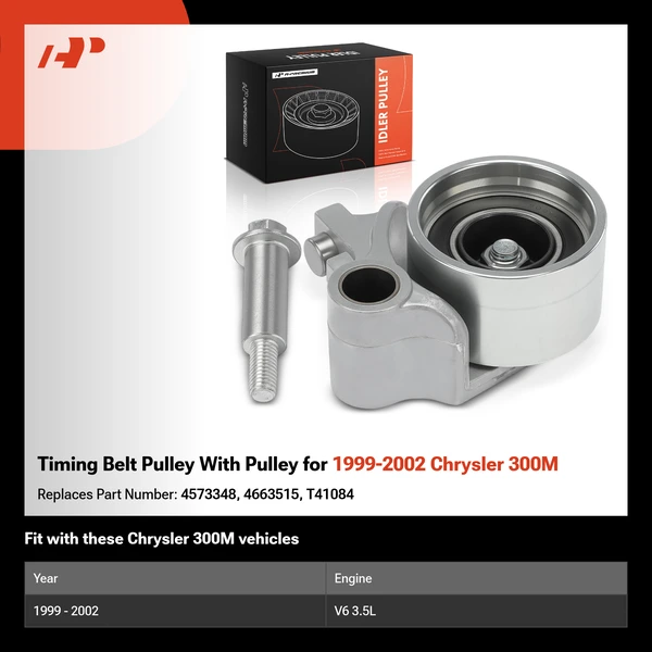Timing Belt Pulley With Pulley for 1999-2002 Chrysler 300M