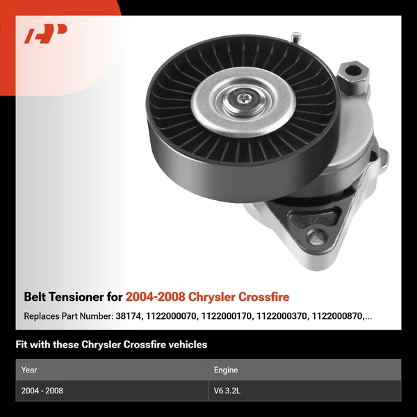 Belt Tensioner for 2004-2008 Chrysler Crossfire