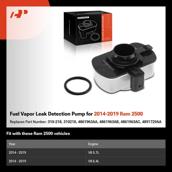 Fuel Vapor Leak Detection Pump for 2014-2019 Ram 2500