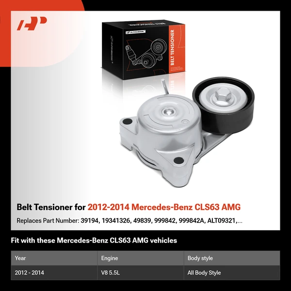 Belt Tensioner for 2012-2014 Mercedes-Benz CLS63 AMG