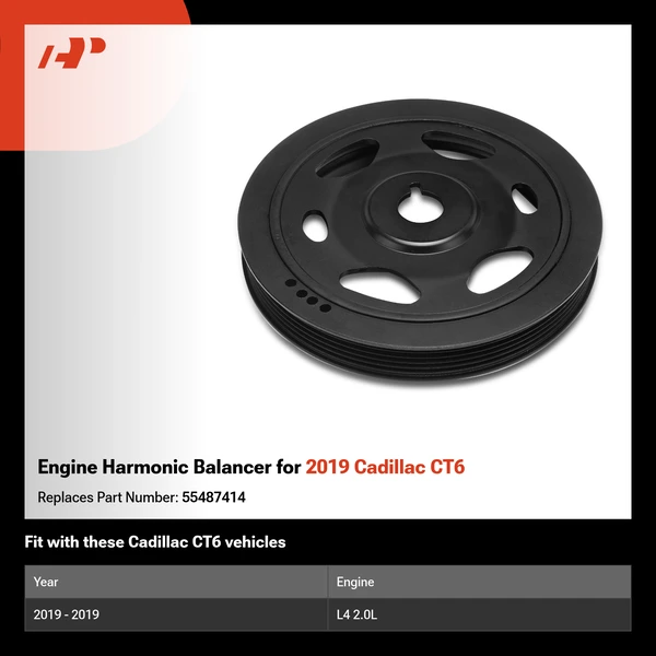Engine Harmonic Balancer for 2019 Cadillac CT6