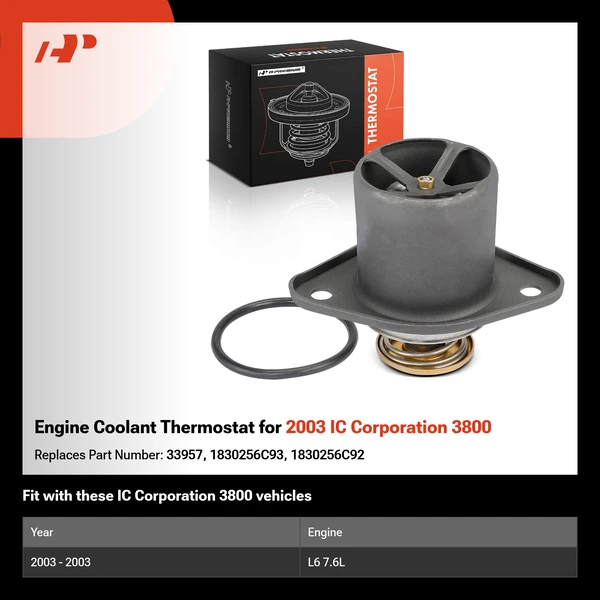 Engine Coolant Thermostat for 2003 IC Corporation 3800