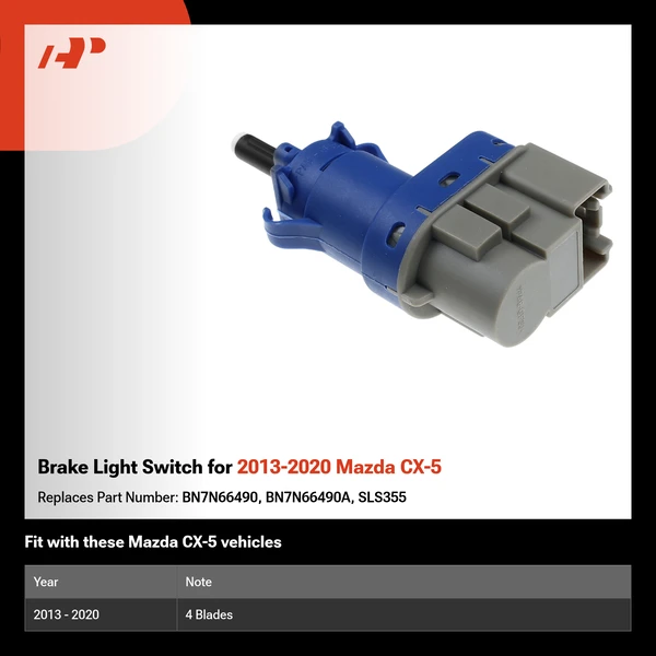 Brake Light Switch for 2013-2020 Mazda CX-5