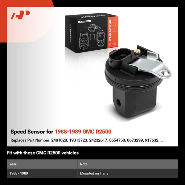 Speed Sensor for 1988-1989 GMC R2500