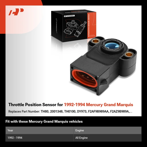 Throttle Position Sensor for 1992-1994 Mercury Grand Marquis