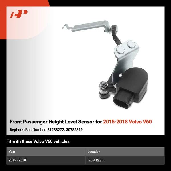 Front Passenger Height Level Sensor for 2015-2018 Volvo V60