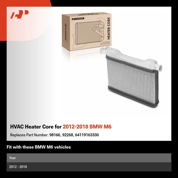 HVAC Heater Core for 2012-2018 BMW M6