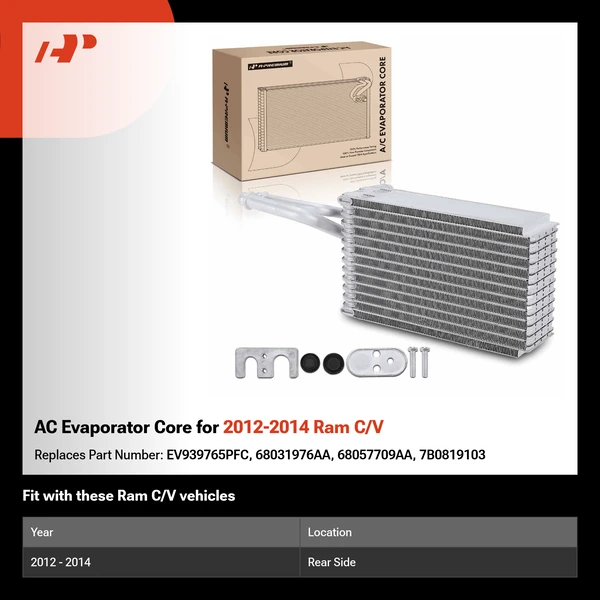 AC Evaporator Core for 2012-2014 Ram C/V
