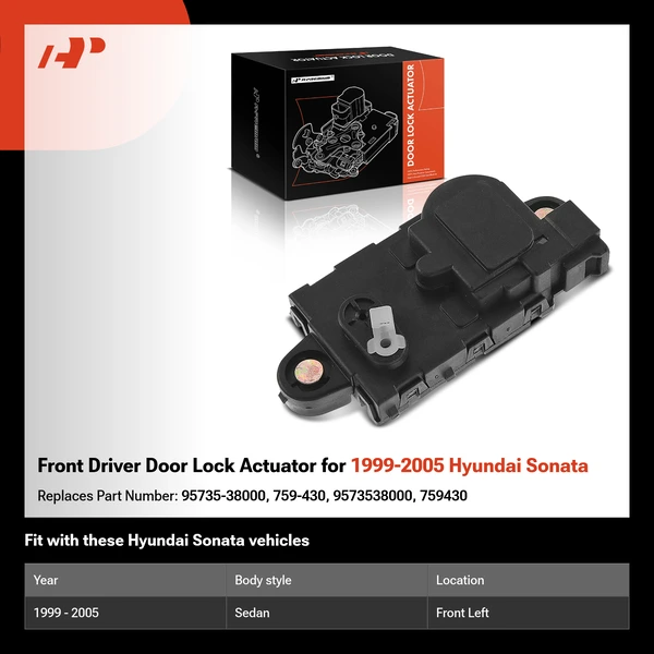 Front Driver Door Lock Actuator for 1999-2005 Hyundai Sonata